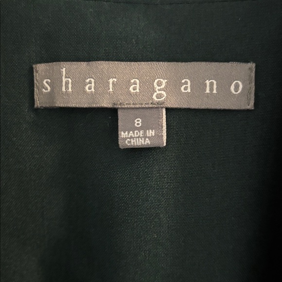Sharagano Dark Green Double-Breasted Dress Size 8 - Picture 7 of 7